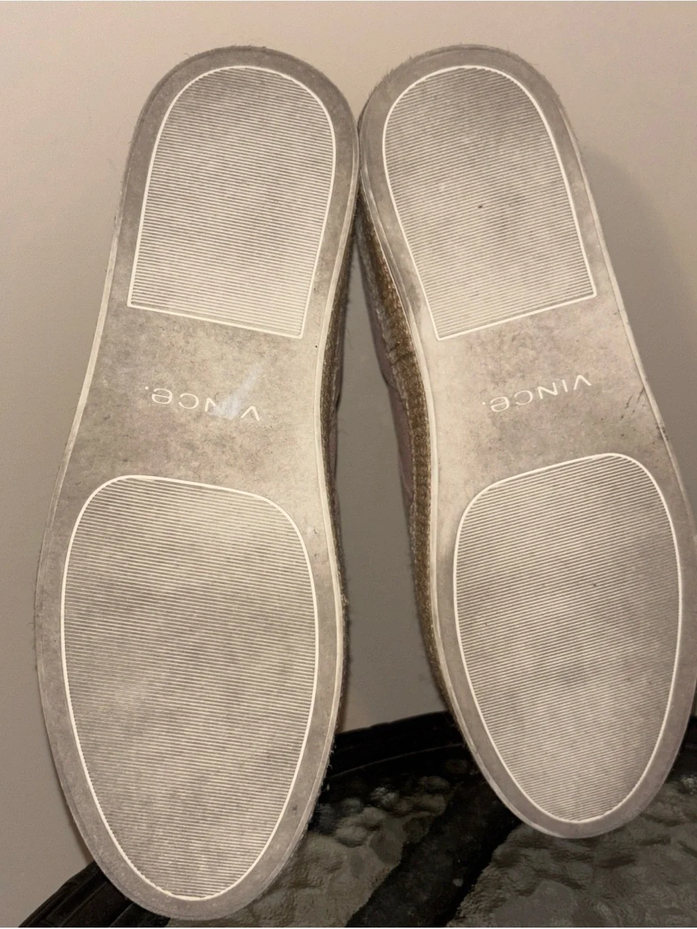 Vince Platform Slip-On Sneakers in Blush Pink Suede